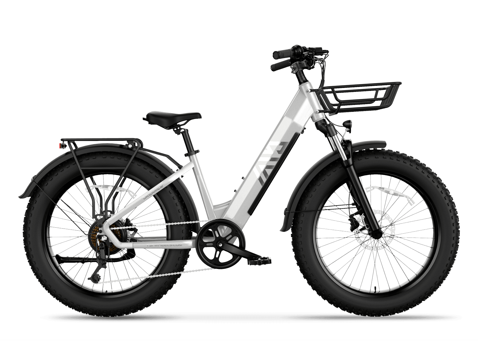 TST® Combo Sale Dreamer 26" Step-Thru Fat Tire Electric Bike