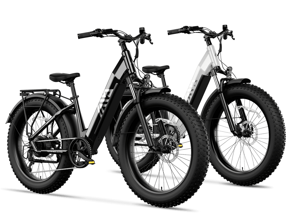 TST® Combo Sale Dreamer 26" Step-Thru Fat Tire Electric Bike