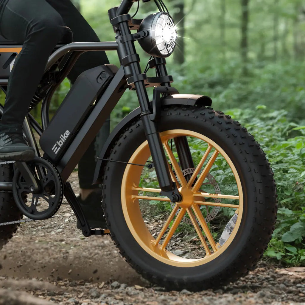 TST® R9 Dual-Battery 1500W Long-Range Full-Suspension Moped Style Electric Bike (2026 Model)