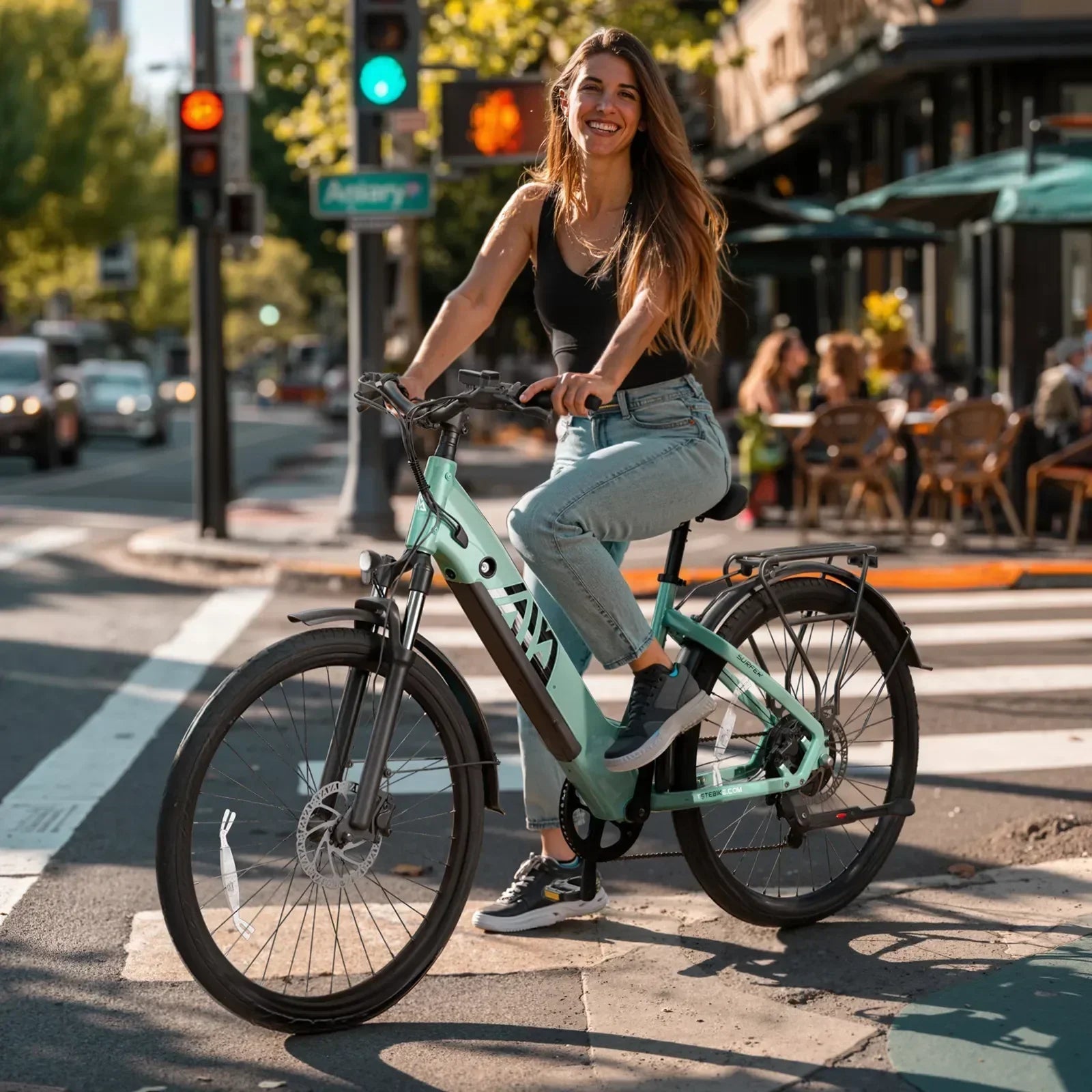 TST® Combo Sale Surfer 27.5" Step-Thru Commuter eBike