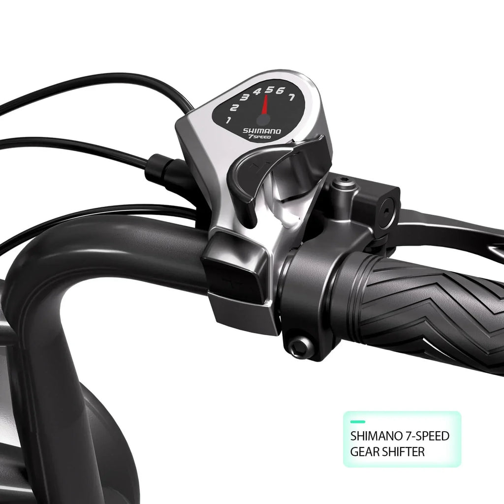 TST® R002 20'' 1500W Full Suspension Moped-style Electric Bike